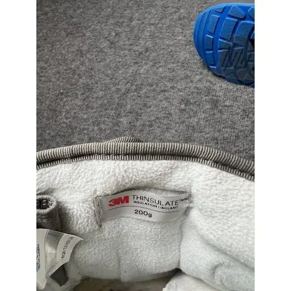 UGG Toty Snow Weather Boots Charcoal / Dive Blue Color Kids Size US 2 - Picture 7 of 10